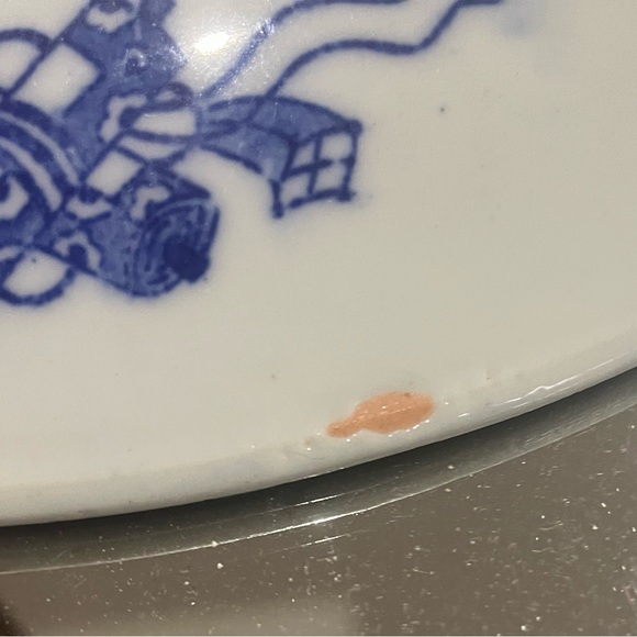 Blue and White Decorative Charger - Picture 6 of 6